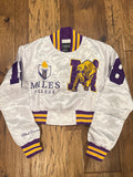 Miles College Limited Edition Cropped Satin Jacket (PREORDER)