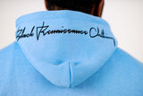 Oversized Outline Hoodie in Light Blue