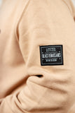 Oversized Outline Hoodie in Latte