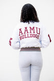 AAMU Limited Edition Cropped Satin Jacket