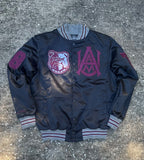 AAMU Limited Edition Full-Size Satin Jacket in Black