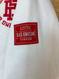 Fleece BR "LOGOS" Bomber in Cream & Red