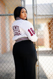 AAMU Limited Edition Cropped Satin Jacket