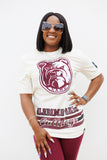 AAMU BIG Bulldog PREMIUM Tee in Cream