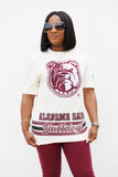 AAMU BIG Bulldog PREMIUM Tee in Cream