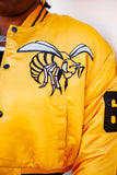 ASU Limited Edition Women’s Cropped Satin Jacket in Gold