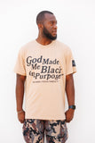 Black on Purpose PREMIUM Tee in Cream