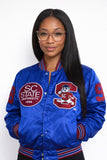 SC State Limited Edition Women's Satin Jacket in ROYAL
