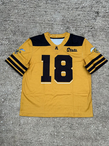 Alabama State Established Date Jersey in GOLD