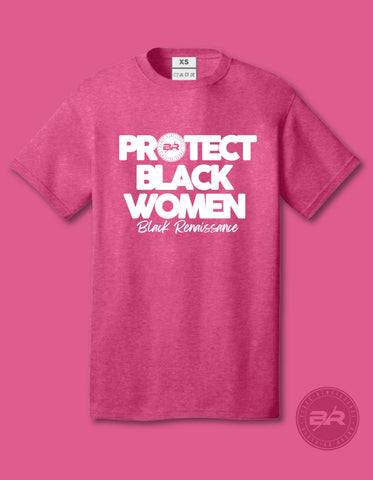 Protect Black Women V2 Tee in Heather Sangria