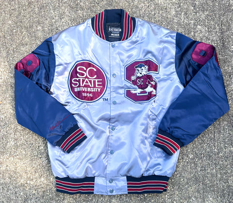 SC State Limited Edition Full-Size Satin Jacket in Gray