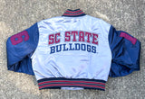 SC State Limited Edition Cropped Satin Jacket in Gray