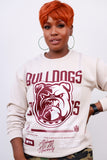 Bulldogs x3 Sweatshirt in Cream