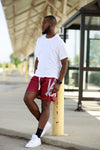 AAMU Big Logo Mesh Shorts (MAROON)