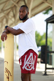 AAMU Big Logo Mesh Shorts (MAROON)