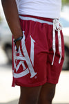 AAMU Big Logo Mesh Shorts (MAROON)