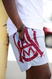 AAMU Big Logo Mesh Shorts (GRAY)