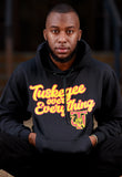 Tuskegee over Everything Hoodie in Black