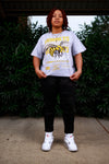 Alabama State Hornets x3 Tee in Heather Gray