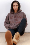 BR "Do it For the Culture" Essentials Hoodie in Heather Brown