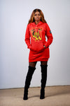 Embroidered Tuskegee Hoodie Dress