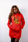 Embroidered Tuskegee Hoodie Dress