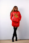 Embroidered Tuskegee Hoodie Dress