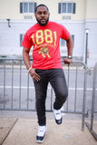 Tuskegee Est. Date Tee in Red