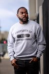 Property of B.R. Essentials Crew in Heather Gray