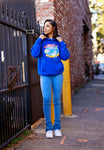 World Tour Hoodie in Royal Blue