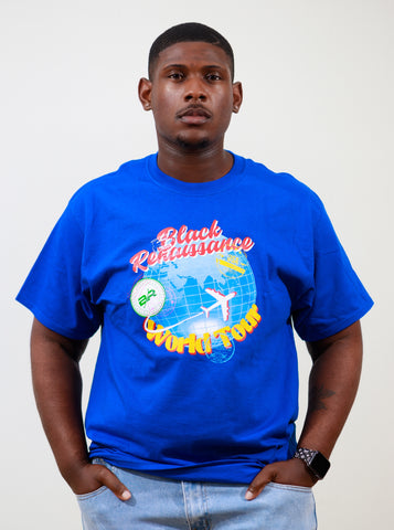 World Tour Tee in Royal