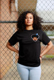 The AfroMan Chenille Tee in Black