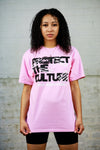 Protect the Culture Scribble Tee in Pink