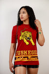 Tuskegee Embroidered BIG Golden Tigers Tee