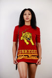 Tuskegee Embroidered BIG Golden Tigers Tee