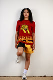 Tuskegee Half and Half Shorts (Black/Gold)