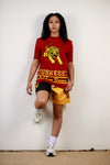 Tuskegee Embroidered BIG Golden Tigers Tee