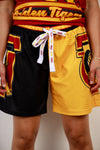 Tuskegee Half and Half Shorts (Black/Gold)