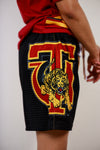 Tuskegee Half and Half Shorts (Black/Gold)