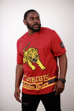 Tuskegee Embroidered BIG Golden Tigers Tee