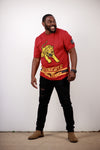 Tuskegee Embroidered BIG Golden Tigers Tee