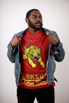 Tuskegee Embroidered BIG Golden Tigers Tee