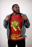 Tuskegee Embroidered BIG Golden Tigers Tee