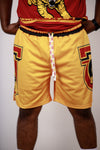 Tuskegee Big Logo Shorts (Gold)