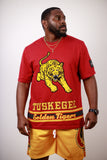 Tuskegee Embroidered BIG Golden Tigers Tee