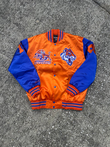 Savannah State Limited Edition FULL SIZE Satin Jacket in ORANGE