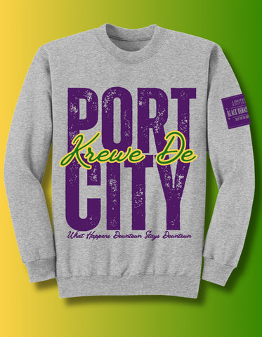 Krewe De Port City V2 Crew (Gray) PREORDER