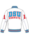 Delaware State Limited Edition Cropped Satin Jacket (PREORDER)