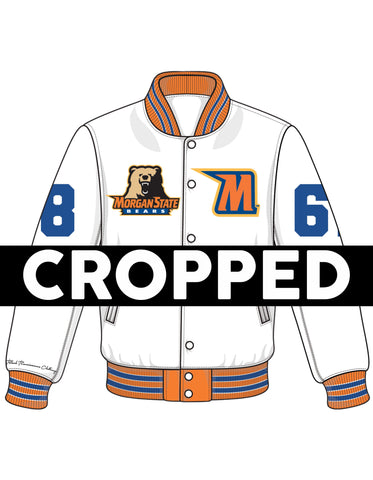 Morgan State Limited Edition Cropped Satin Jacket (PREORDER)
