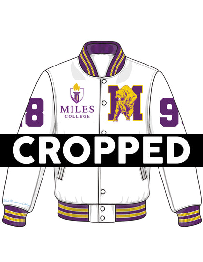 Miles College Limited Edition Cropped Satin Jacket (PREORDER)